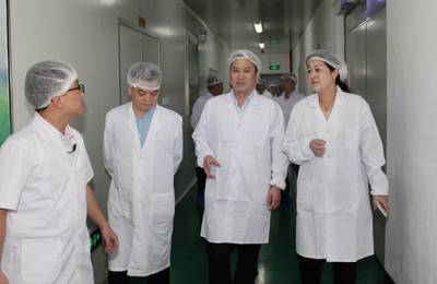 國家工商總局督察組領導蒞臨綠之韻集團指導保健食品銷售工作